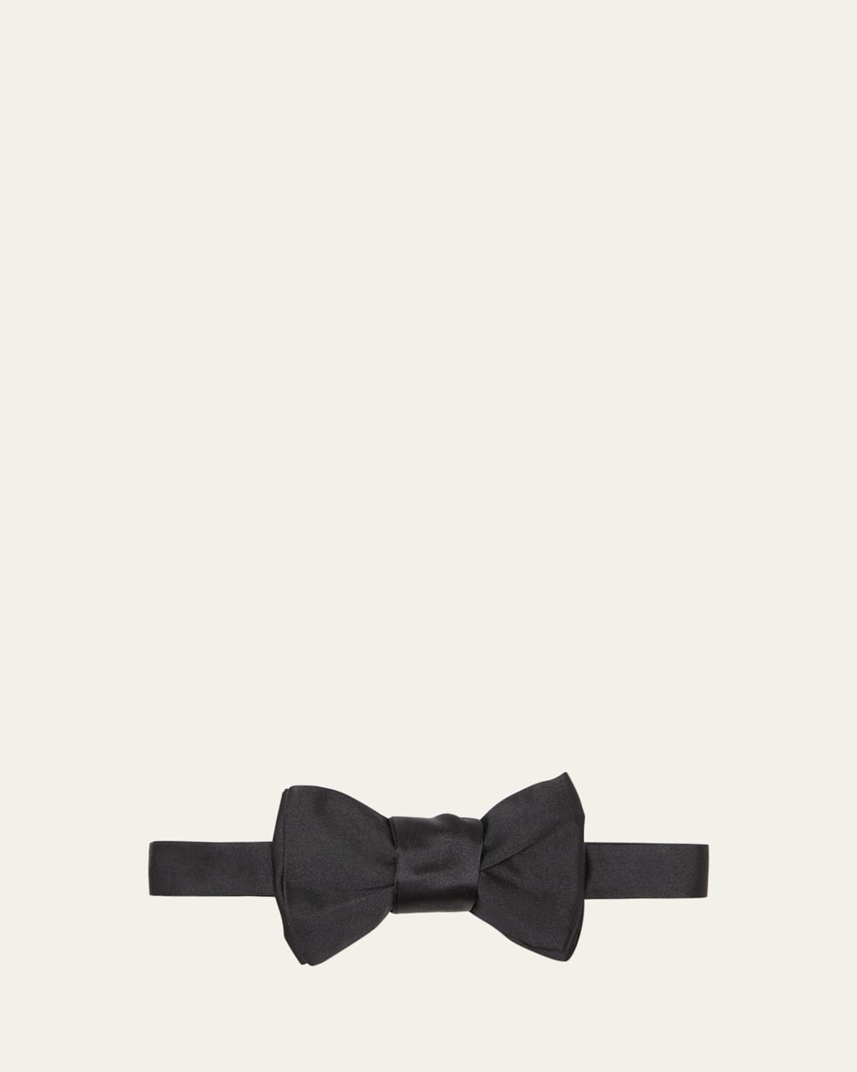 Charvet Silk Bow Tie, Black