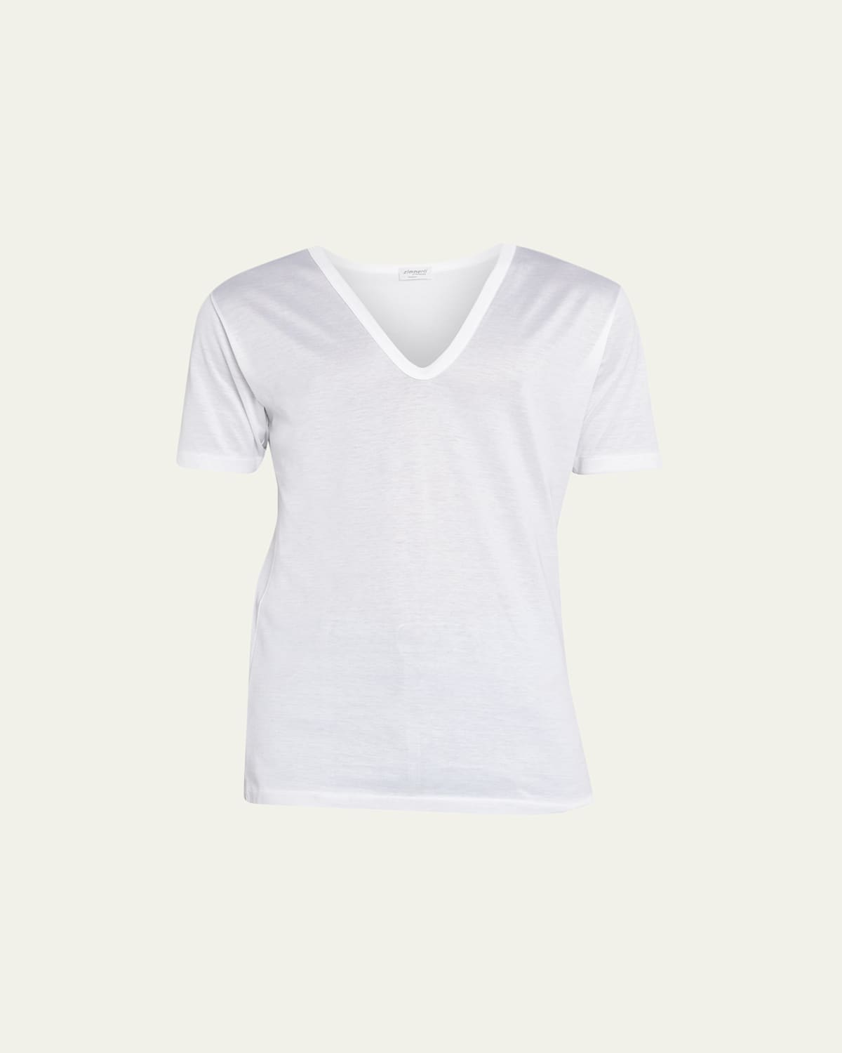 Men's Royal Cotton Deep V-Neck T-Shirt