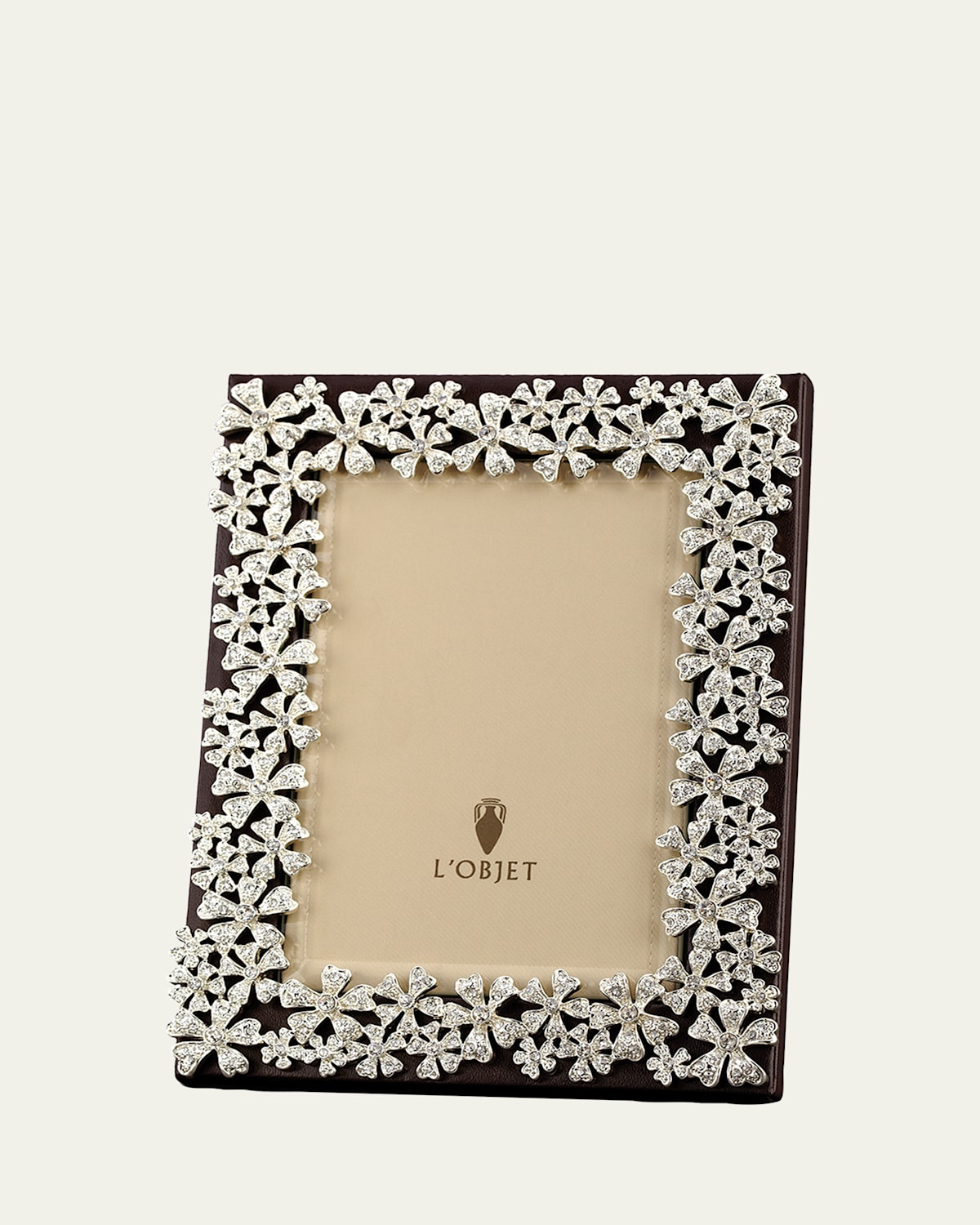 L'Objet Garland Swarovski Crystal Picture Frame, 5" x 7" | Thumbnail 4