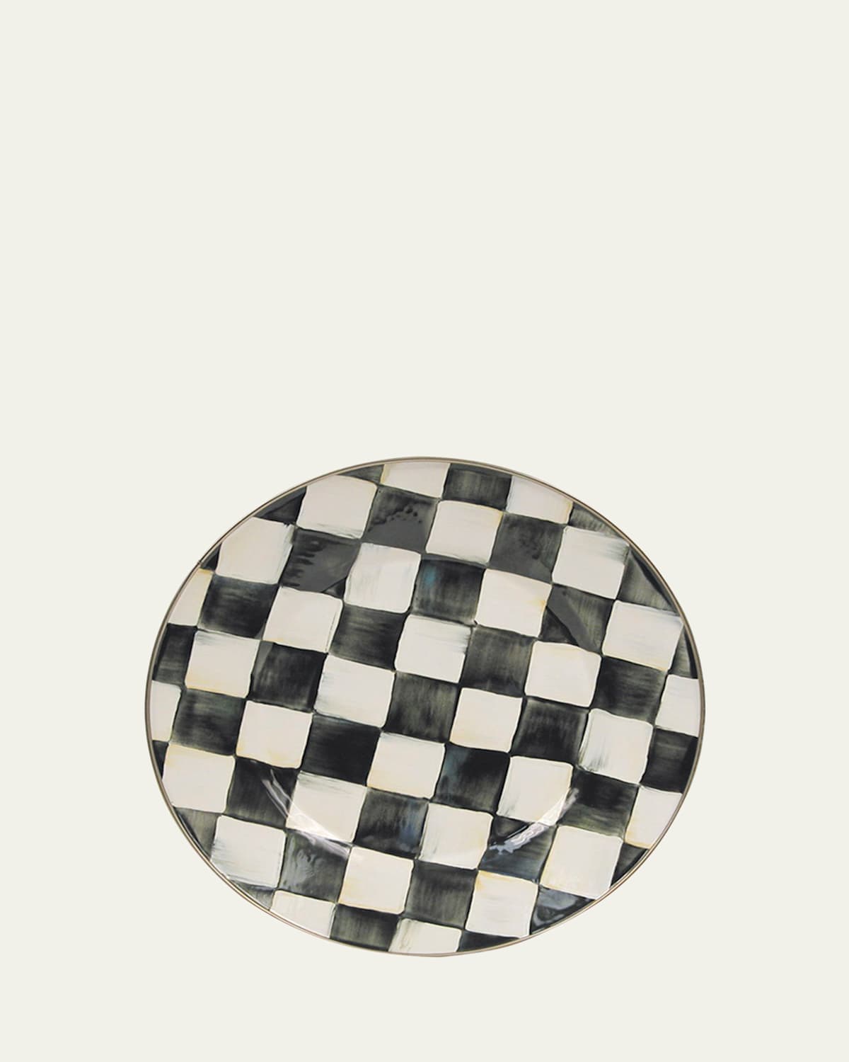 MacKenzie-Childs Courtly Check Dinner Plate