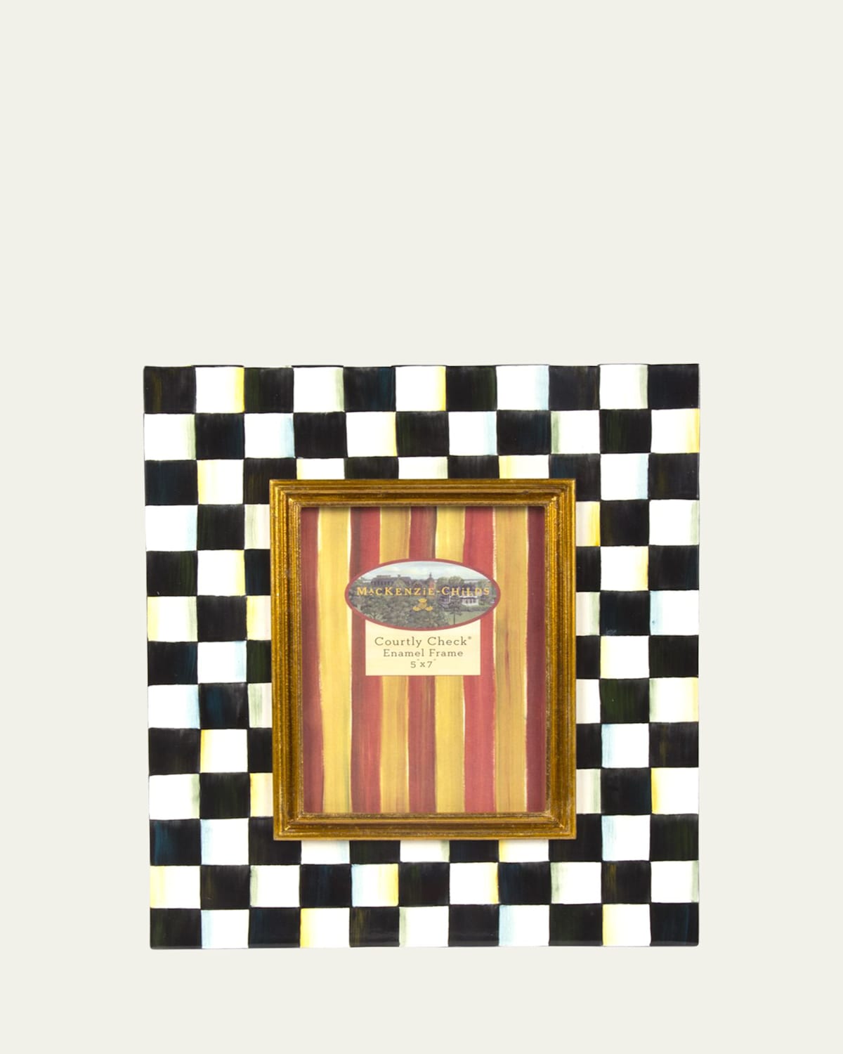 MacKenzie-Childs Courtly Check Enamel Frame