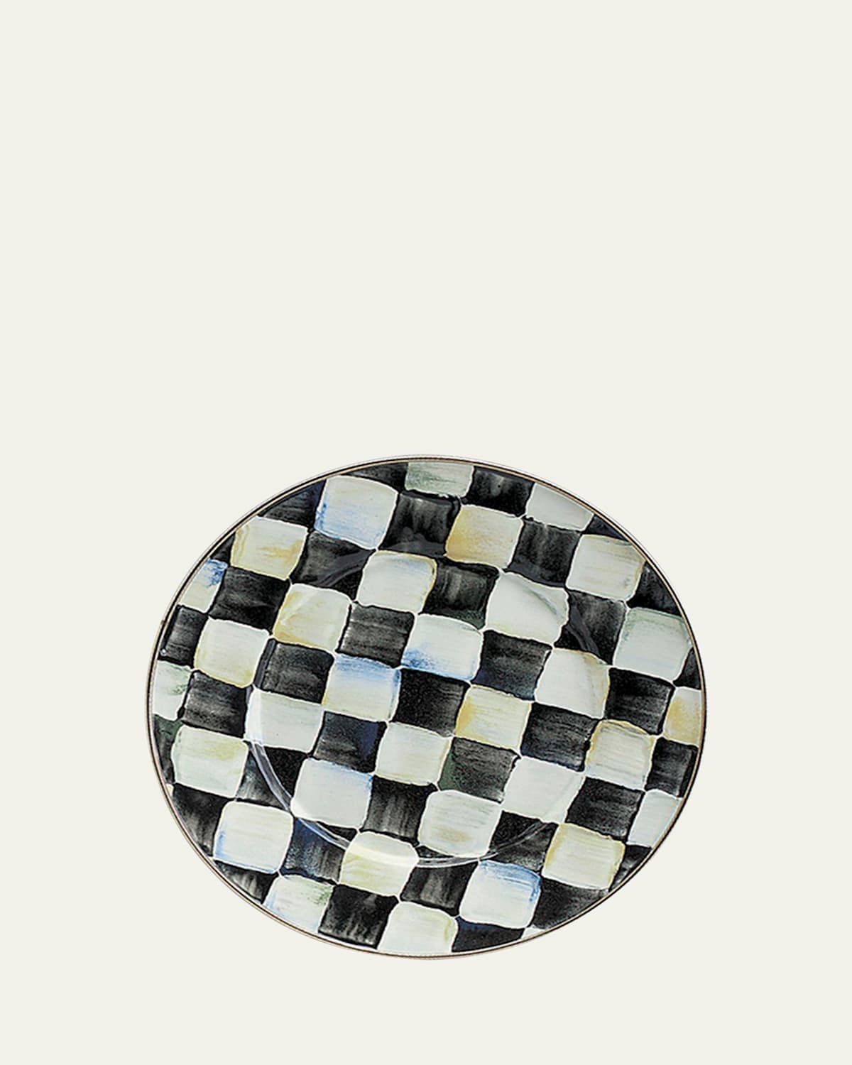 MacKenzie-Childs Courtly Check Salad Plate