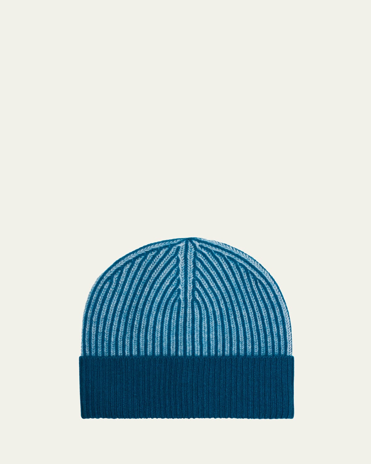 Bergdorf Goodman Men's Rib-Knit Cashmere Beanie Hat