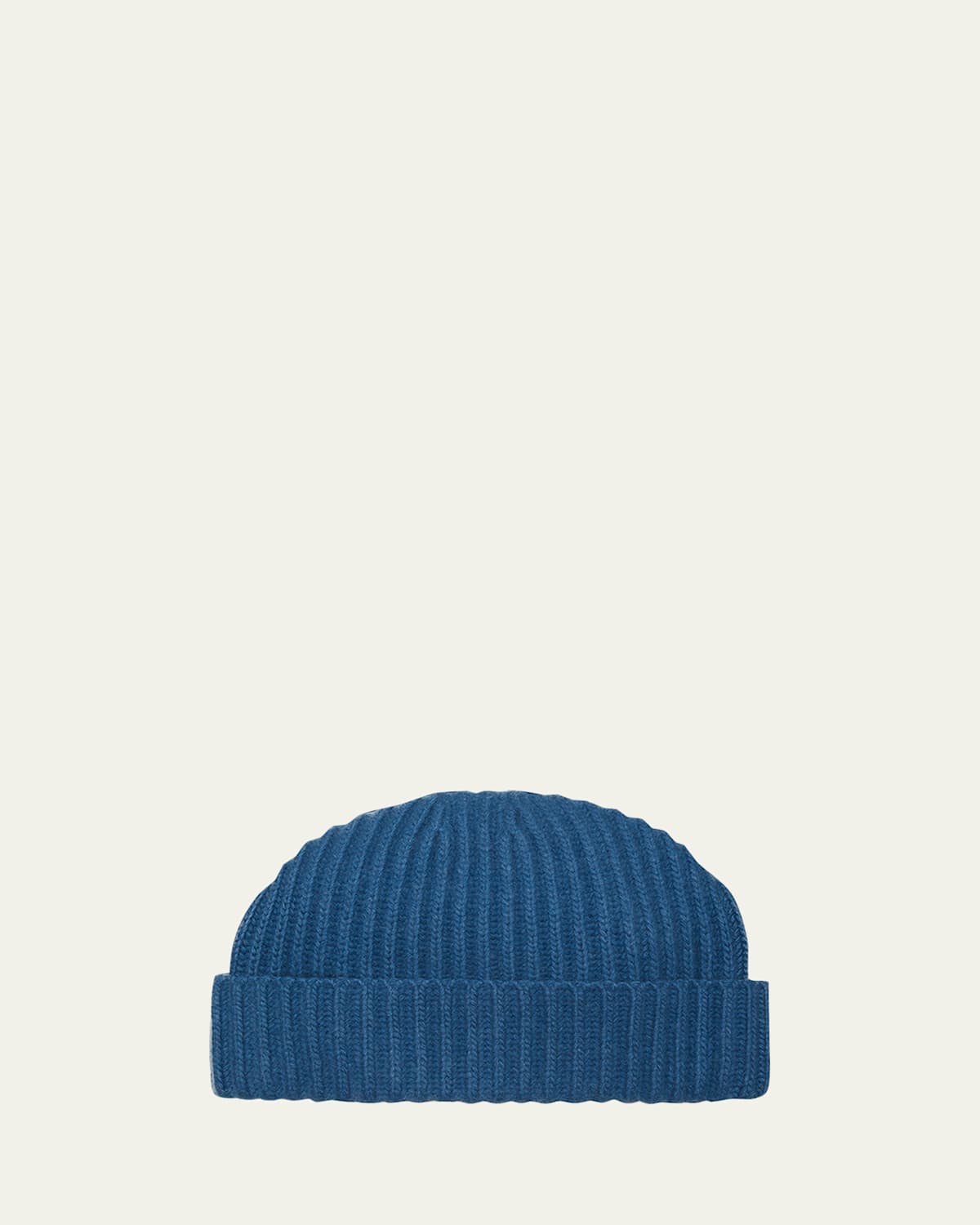 Men's Rib-Knit Cashmere Beanie Hat