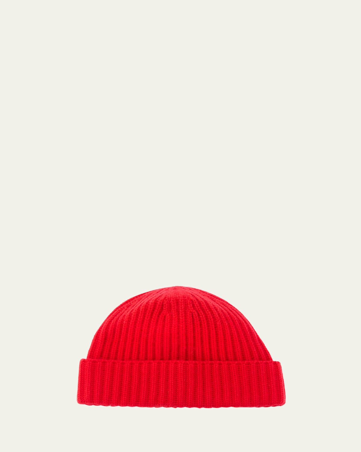 Men's Rib-Knit Cashmere Beanie Hat