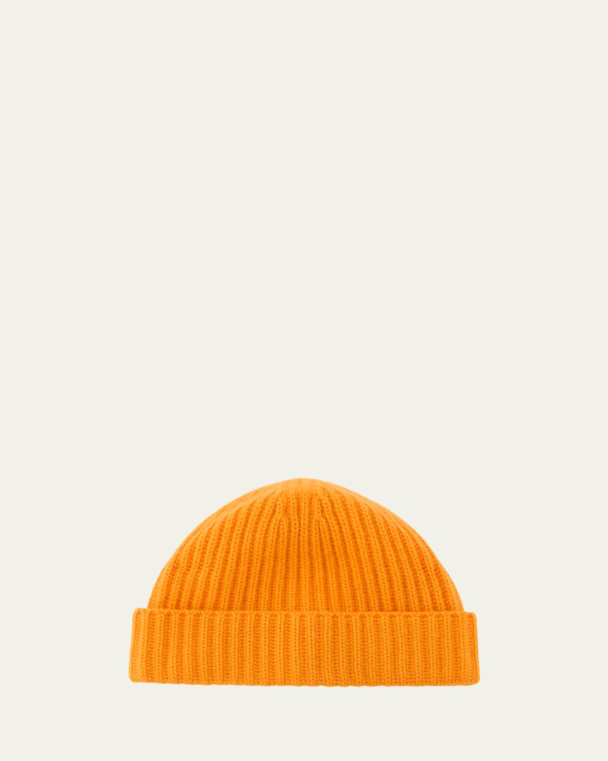 Men's Rib-Knit Cashmere Beanie Hat