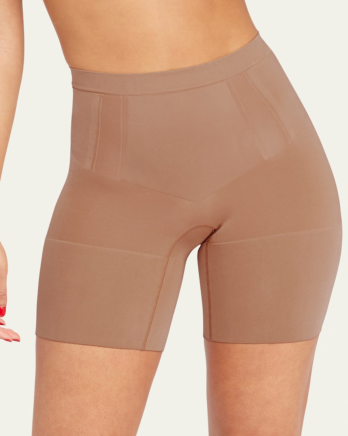 Spanx Skinny Britches Mid Thigh Short In Cafe Au Lait