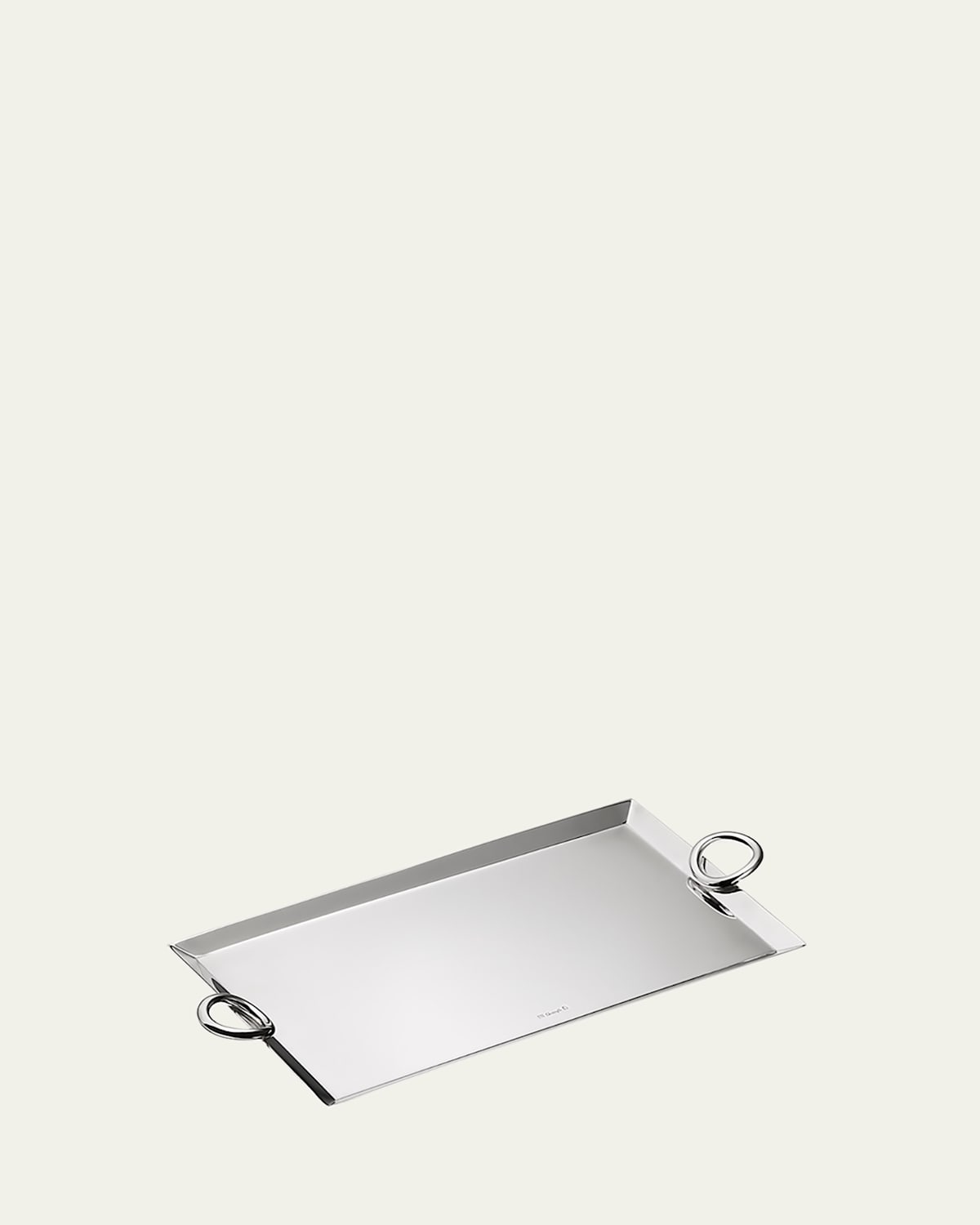 Christofle Vertigo Silver-plated Rectangular Tray In Assorted