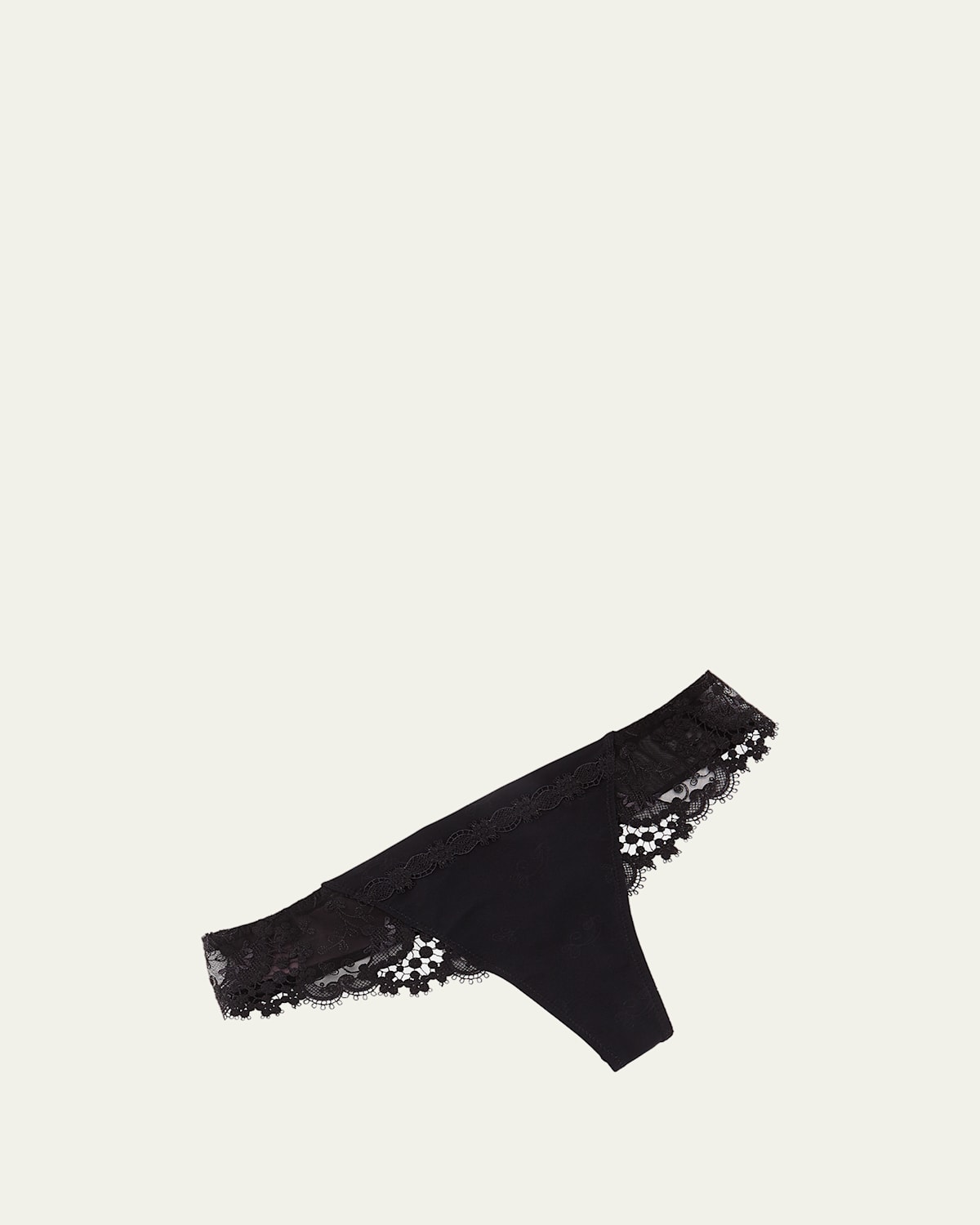 SIMONE PERELE WISH LACE MESH TANGA 