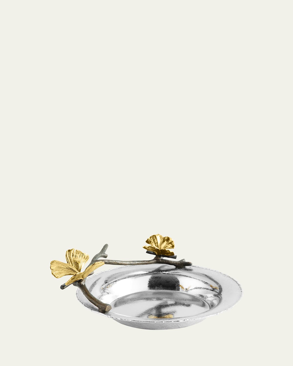 Michael Aram Butterfly Ginkgo Wine Coaster In Silver