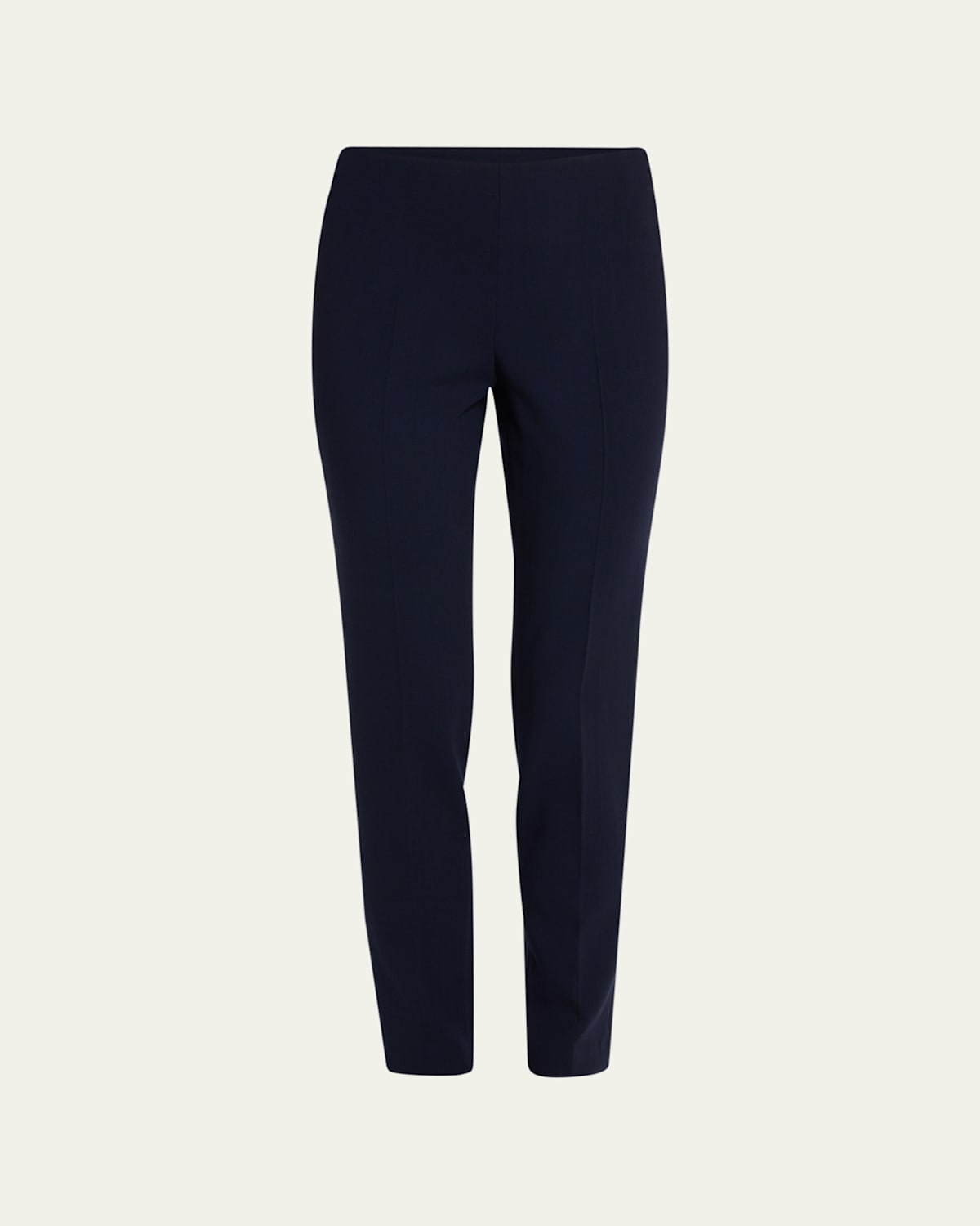 Carole Straight-Leg Wool Double-Face Pants