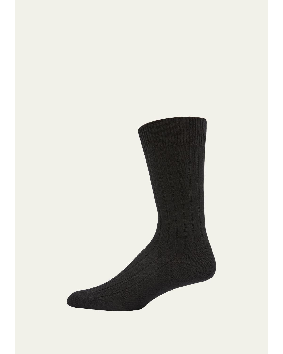 Men'S Cashmere Mid-Calf Socks