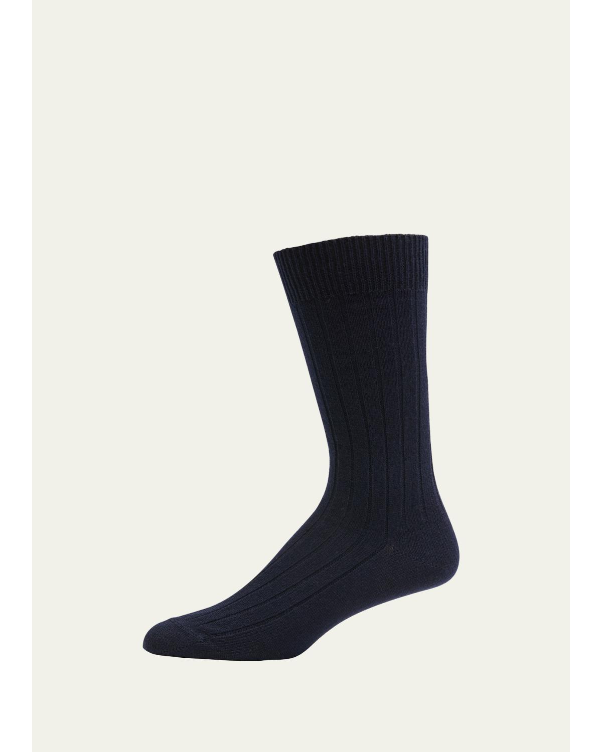 Men'S Cashmere Mid-Calf Socks