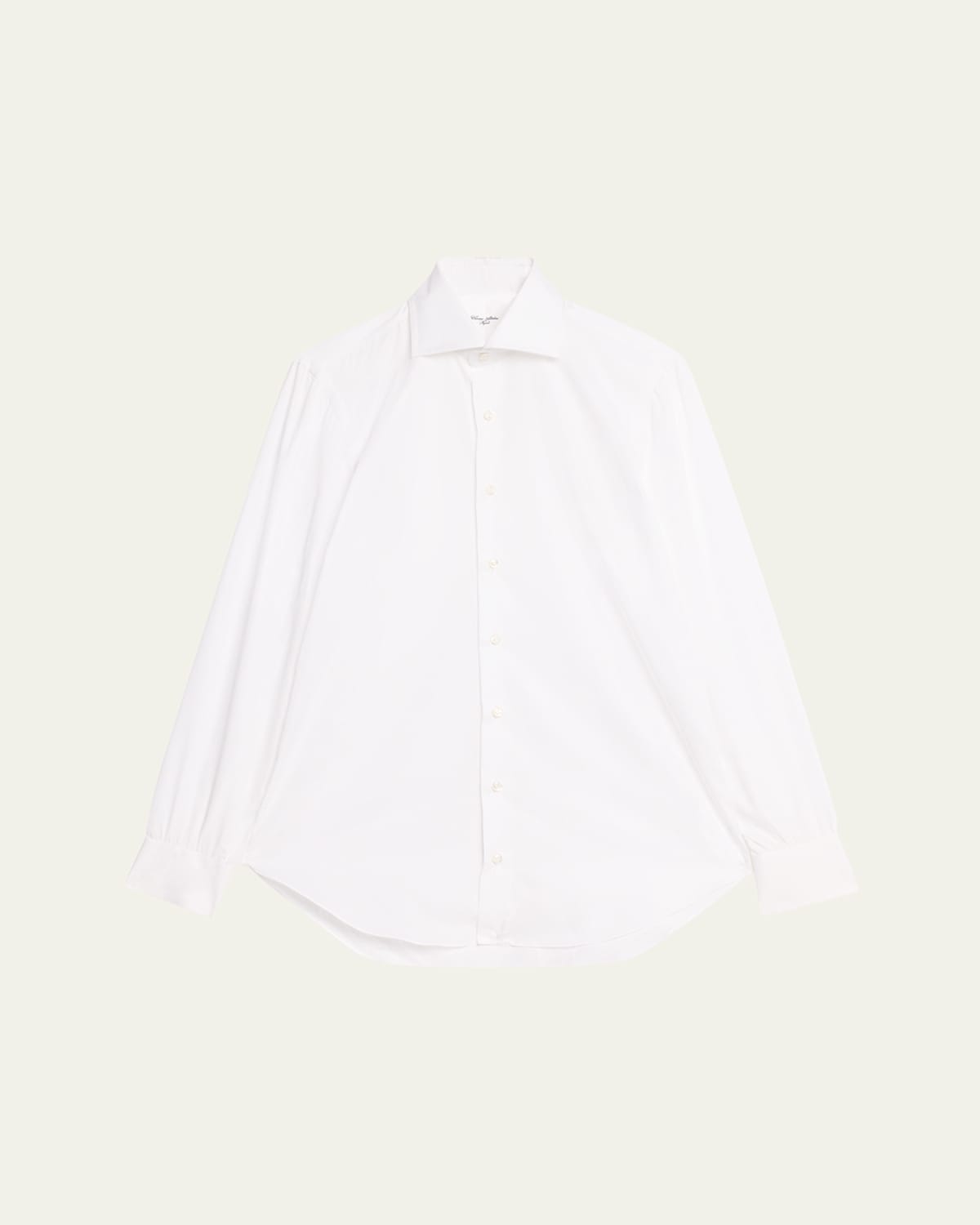 Men's Solid Cotton Sport Shirt