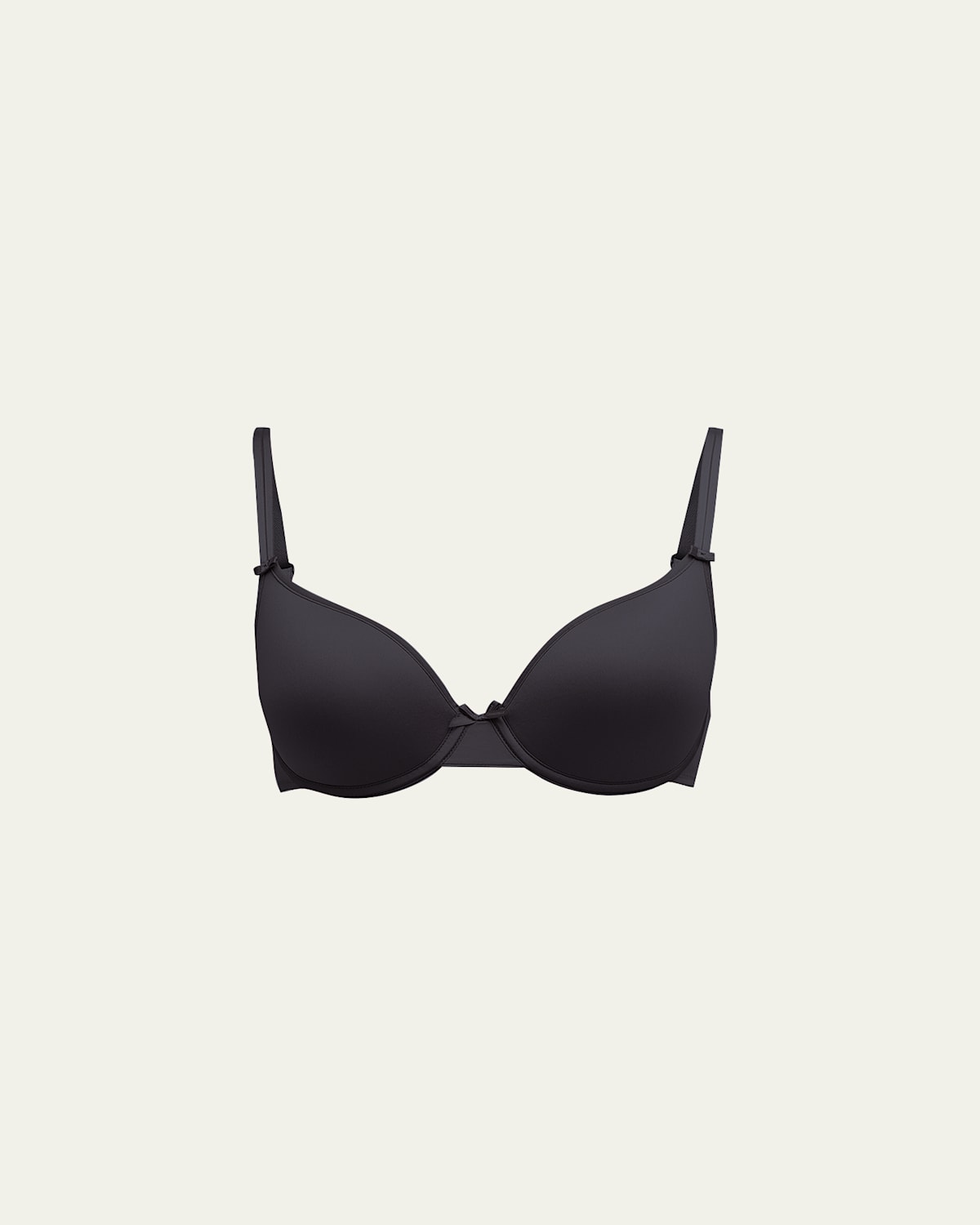 Chantelle Basic Invisible Memory Foam T-shirt Bra In Black