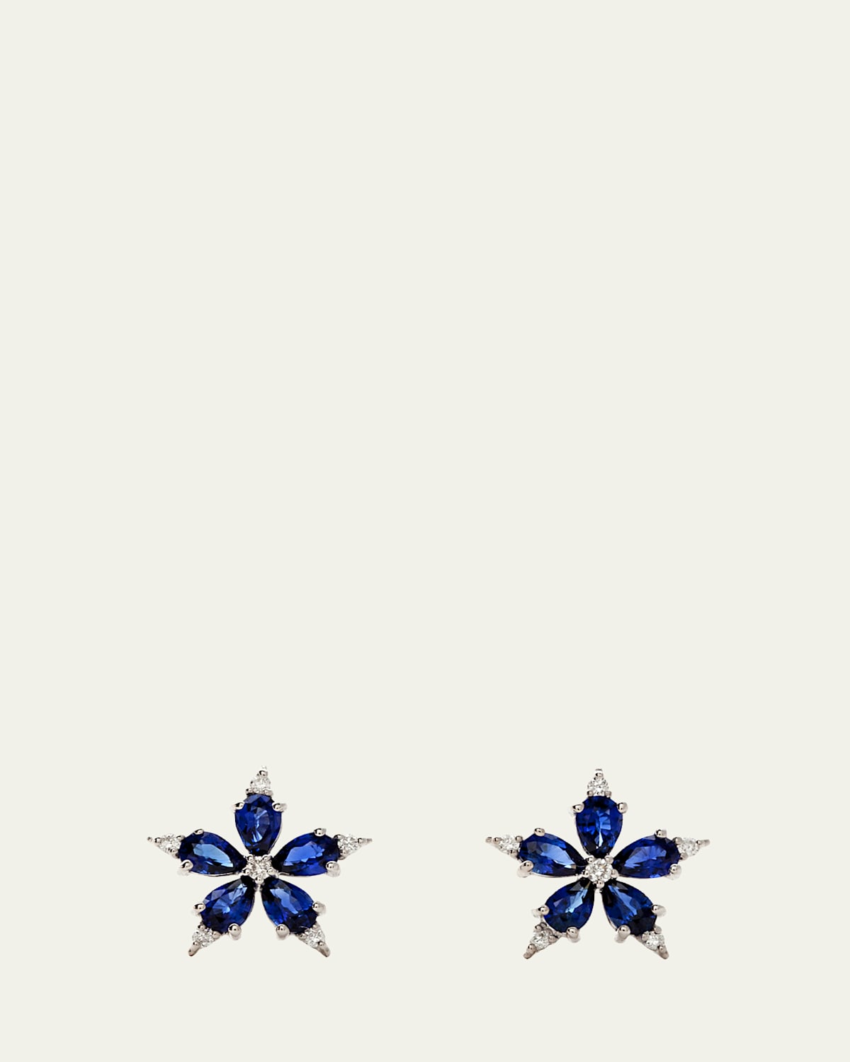 Paul Morelli Mini Stellanise Sapphire & Diamond Stud Earrings | Thumbnail 4 Paul Morelli Mini Stellanise Sapphire & Diamond Stud Earrings | Thumbnail 4