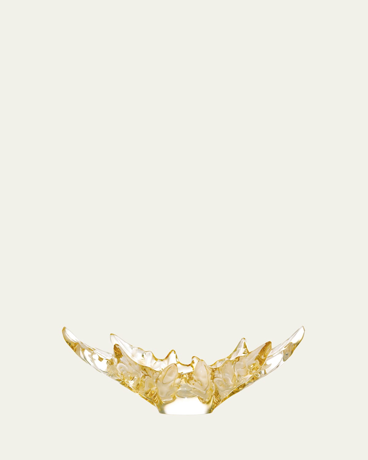 Lalique Champs-elysees Bowl - Gold Lustre In Gold Lustre