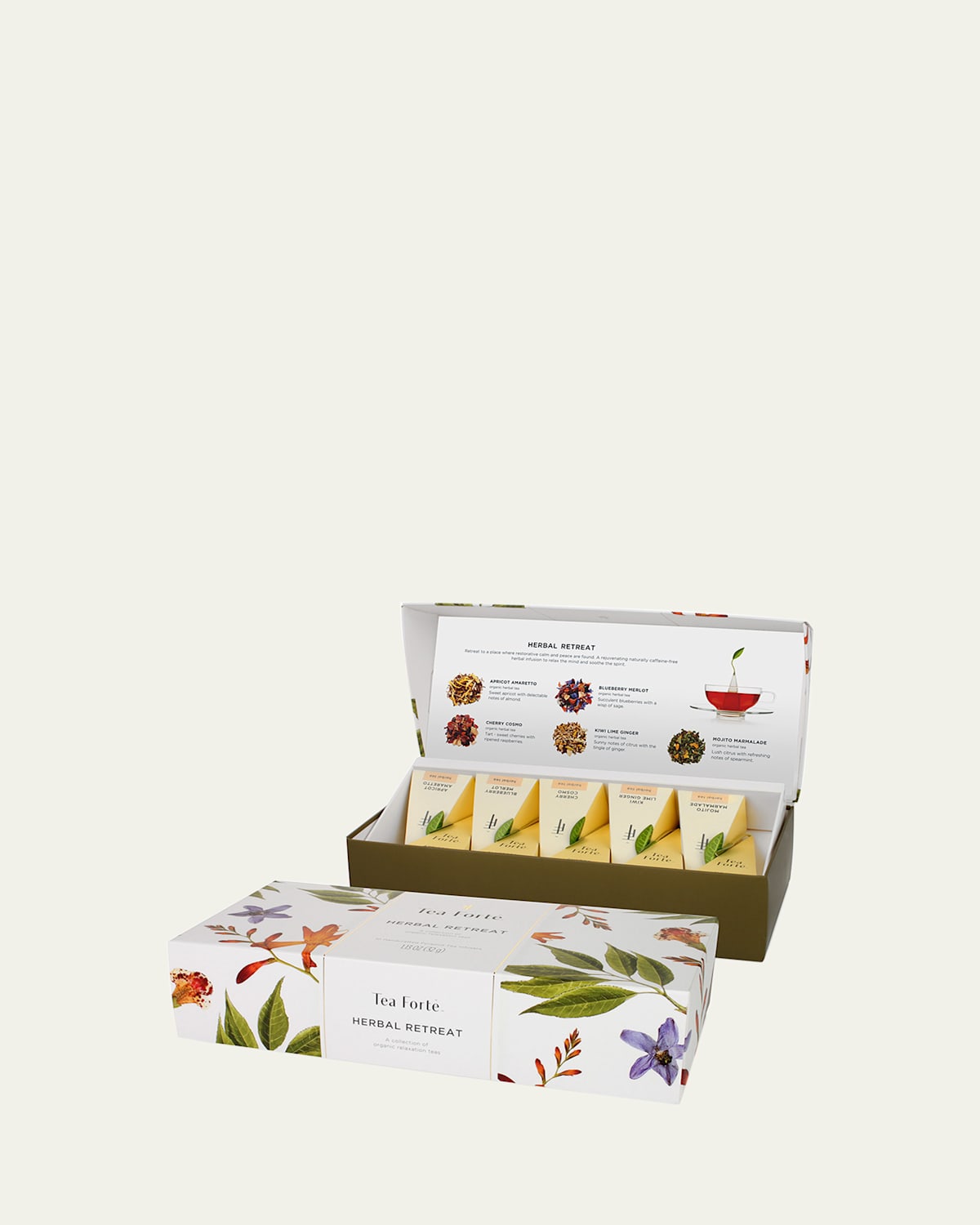 Tea Forte Herbal Retreat Petite Tea Presentation Box