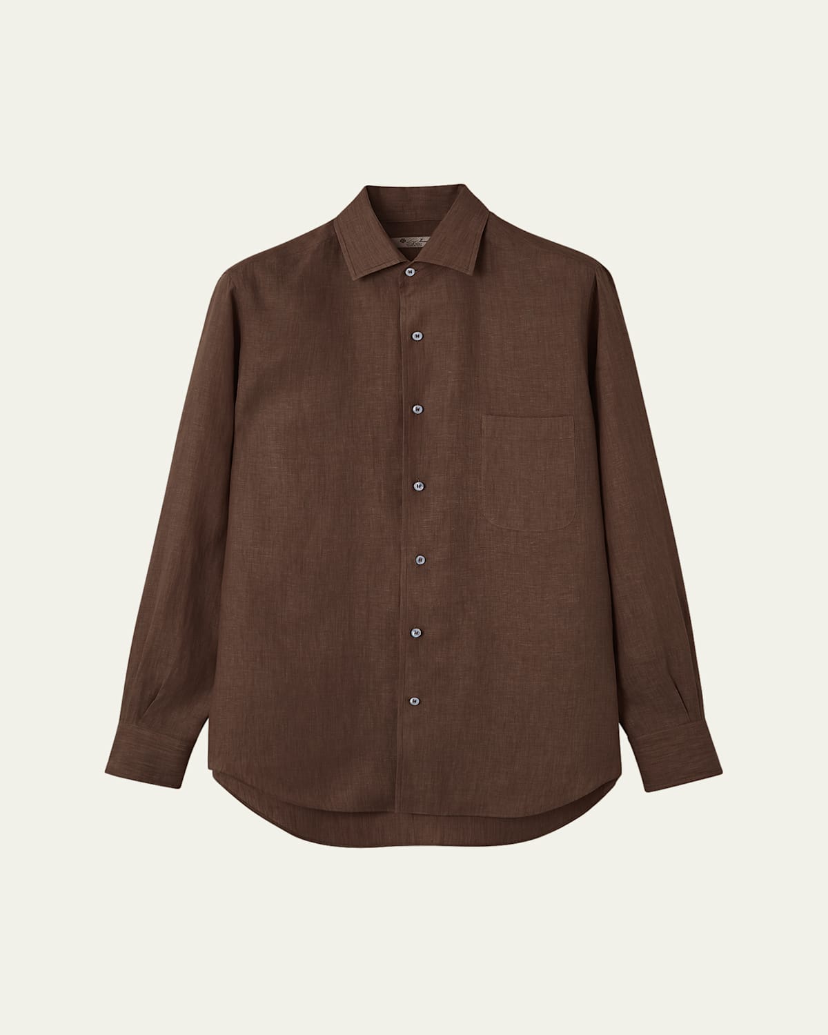 Loro Piana Men's Andre Long-sleeve Linen Shirt