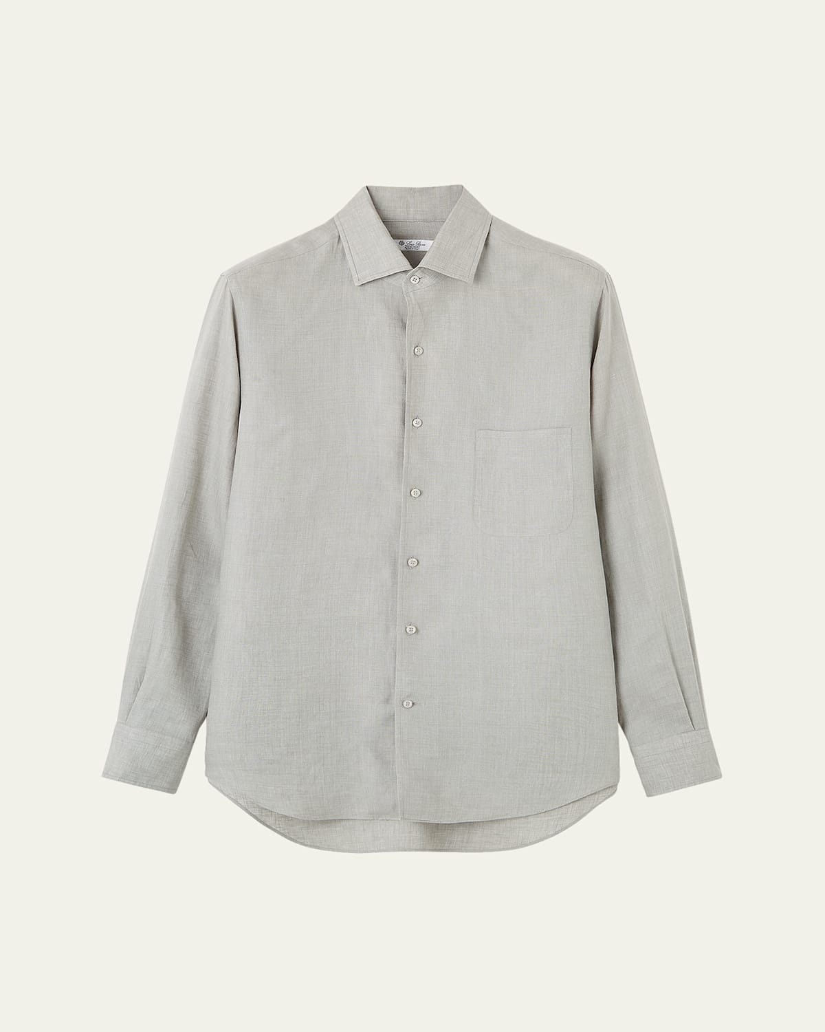 Loro Piana Men's Andre Long-sleeve Linen Shirt