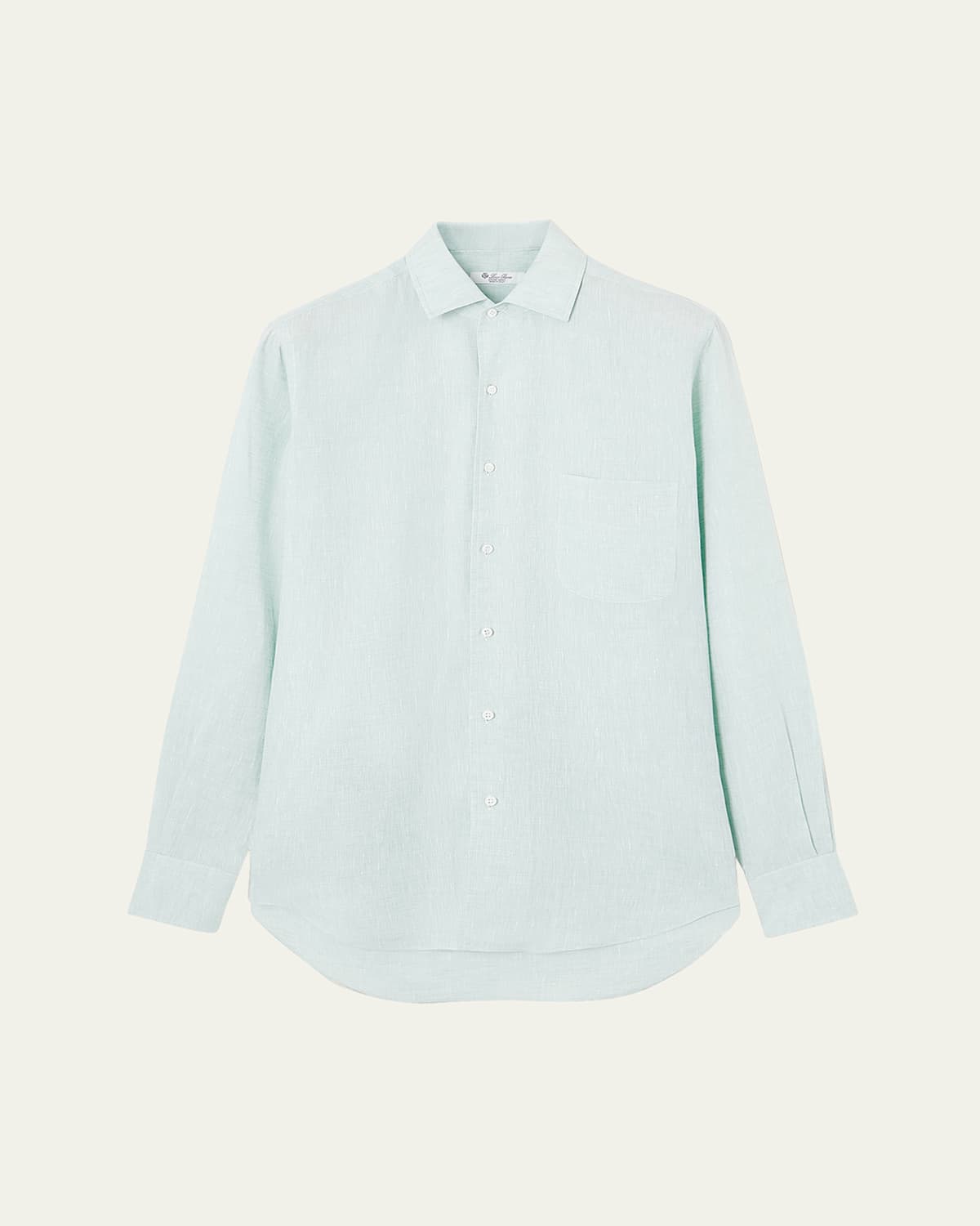 Loro Piana Men's Andre Long-sleeve Linen Shirt