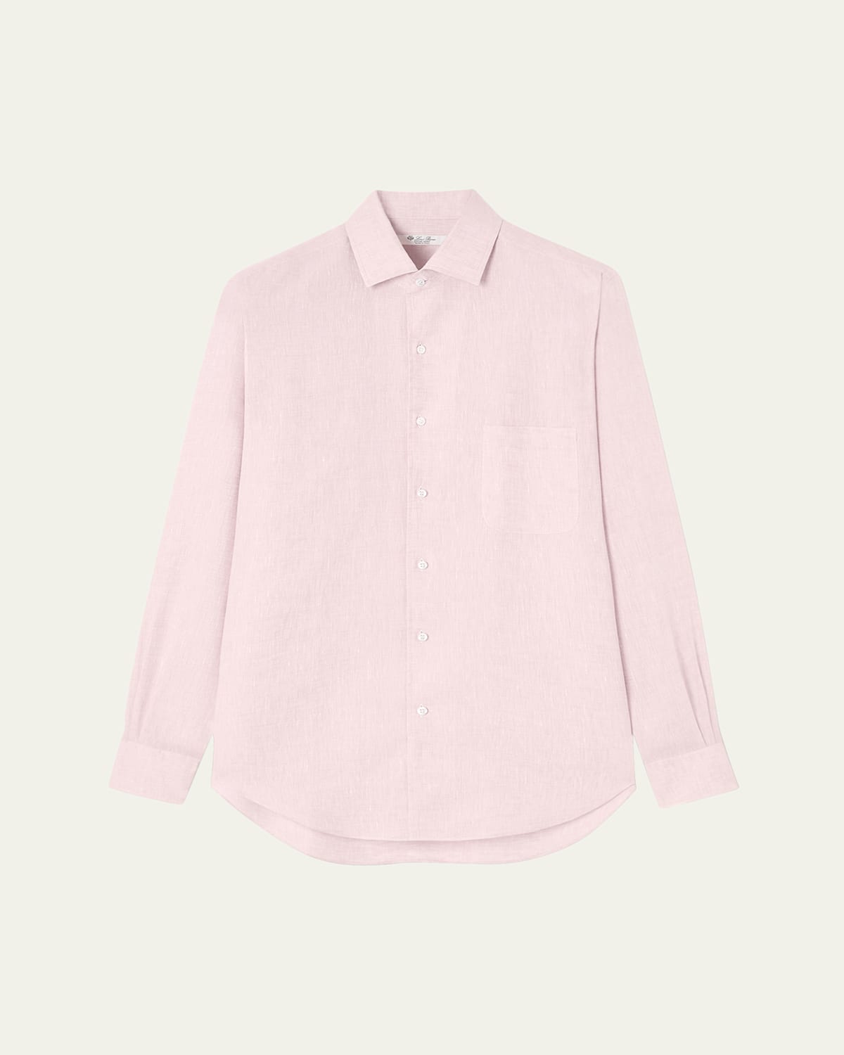 Loro Piana Men's Andre Long-sleeve Linen Shirt