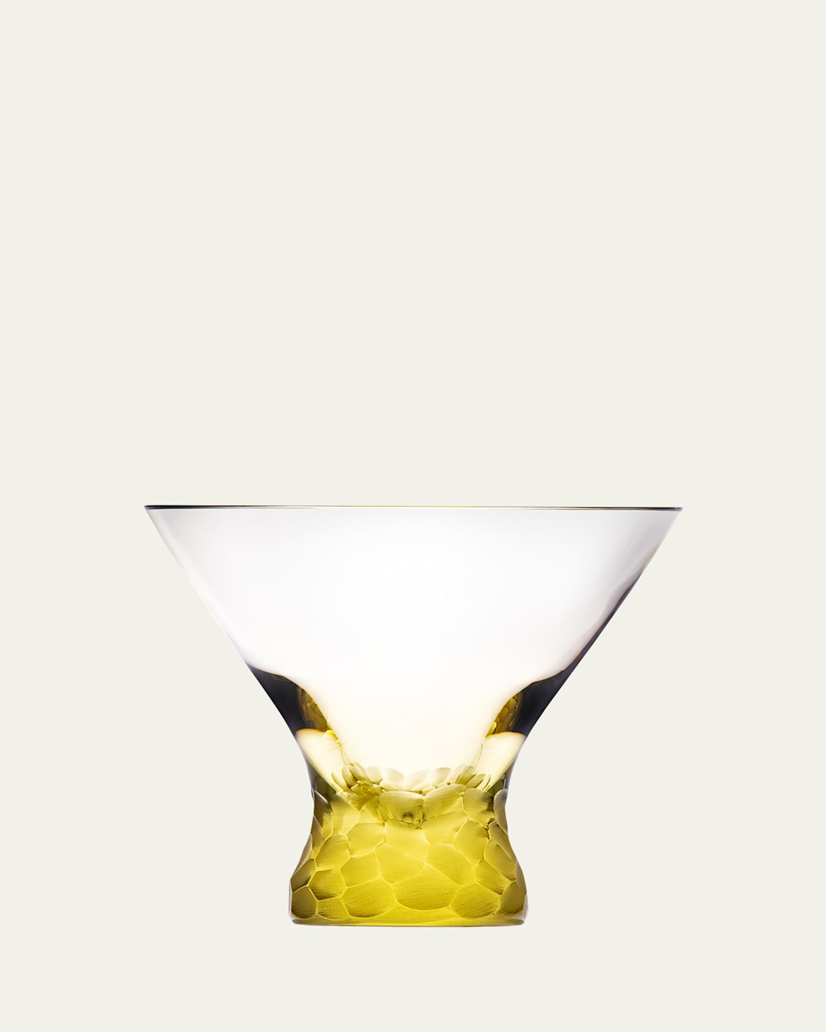 Moser Clear Pebbles Stemless Martini In Eldor