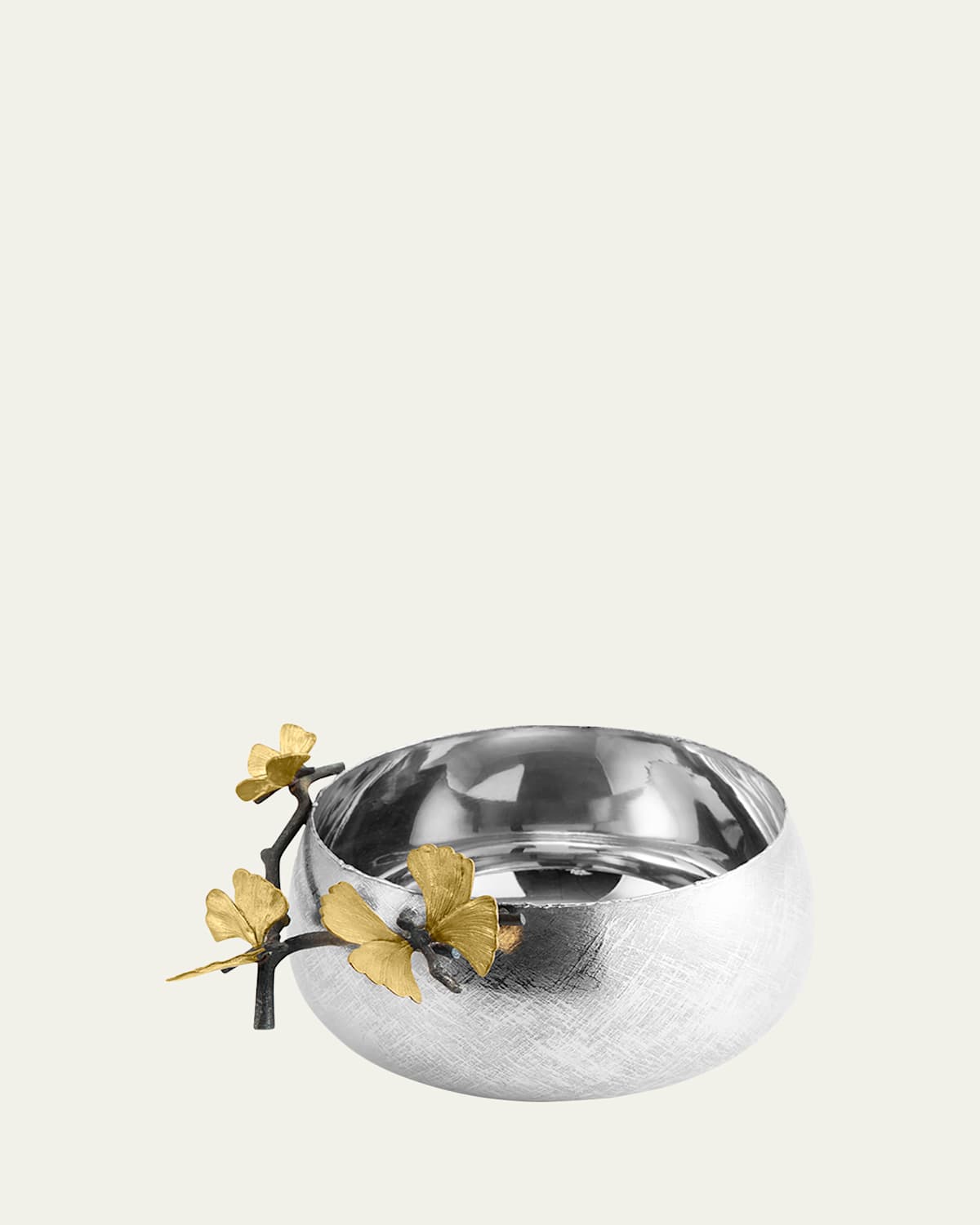 Michael Aram Butterfly Ginkgo Serving Bowl In Silver