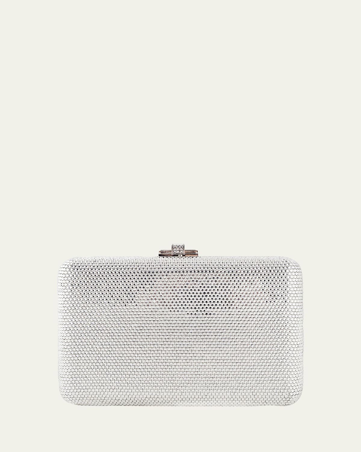 Slim Slide Crystal Evening Clutch Bag