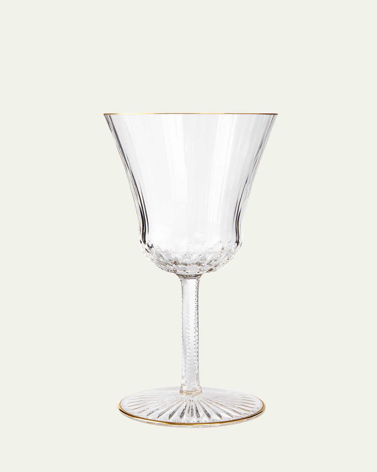 Saint Louis Crystal Apollo Gold Rim Goblet | Thumbnail 4 Saint Louis Crystal Apollo Gold Rim Goblet | Thumbnail 4