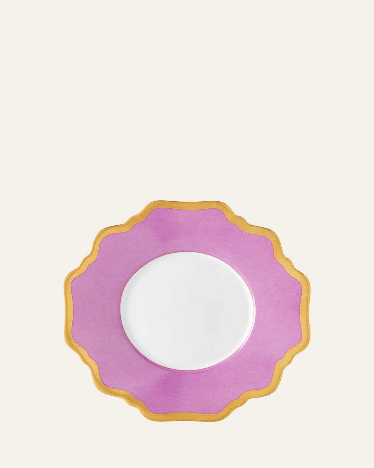 Anna Weatherley Purple Orchard Saucer In Multi