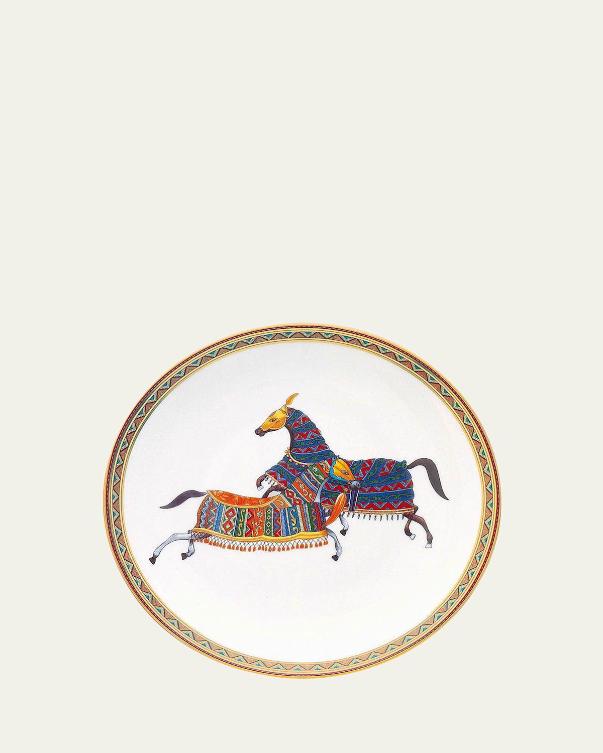 Pre-owned Hermes Cheval D'orient Bread & Butter Plate