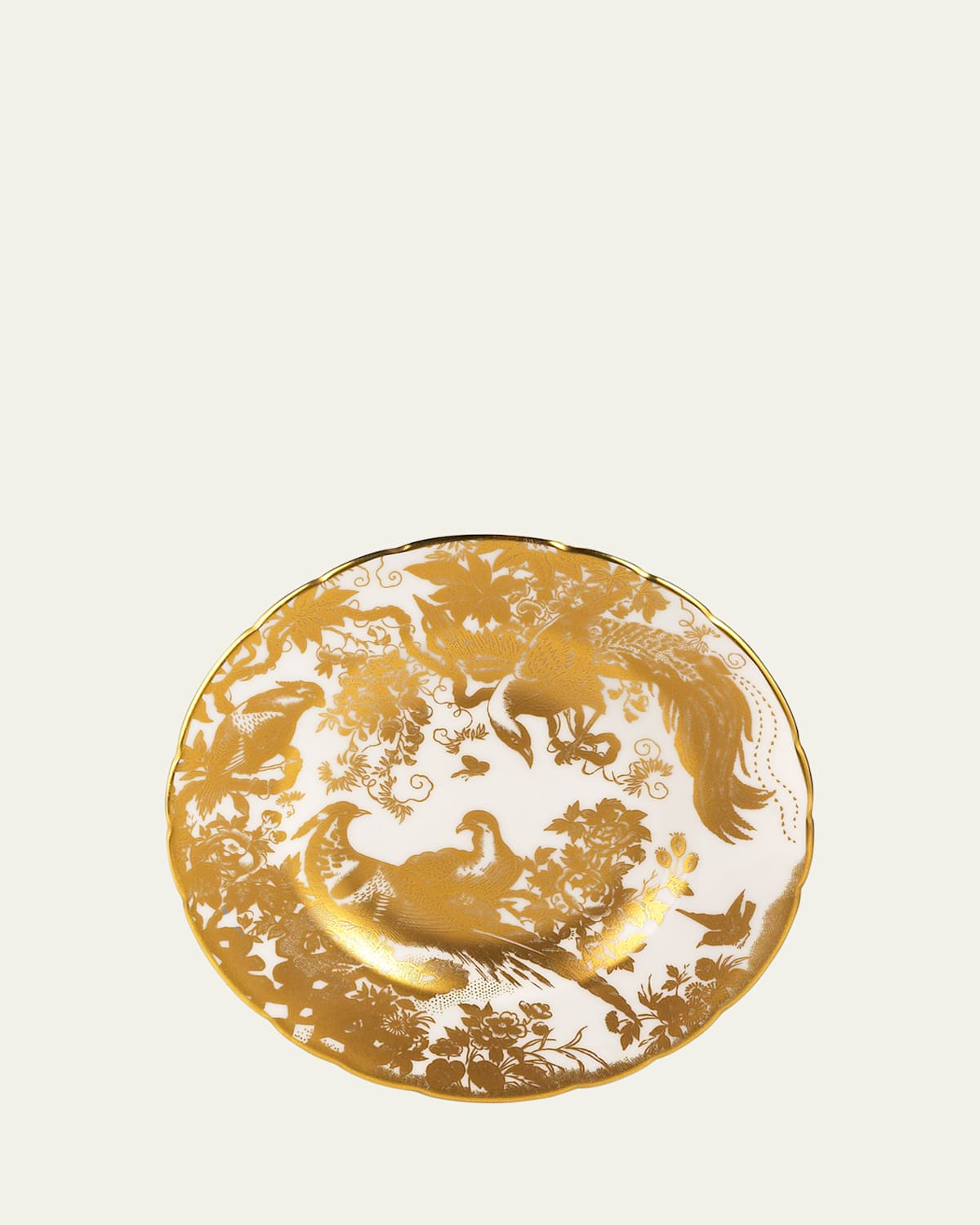 Royal Crown Derby Gold Aves Saucer