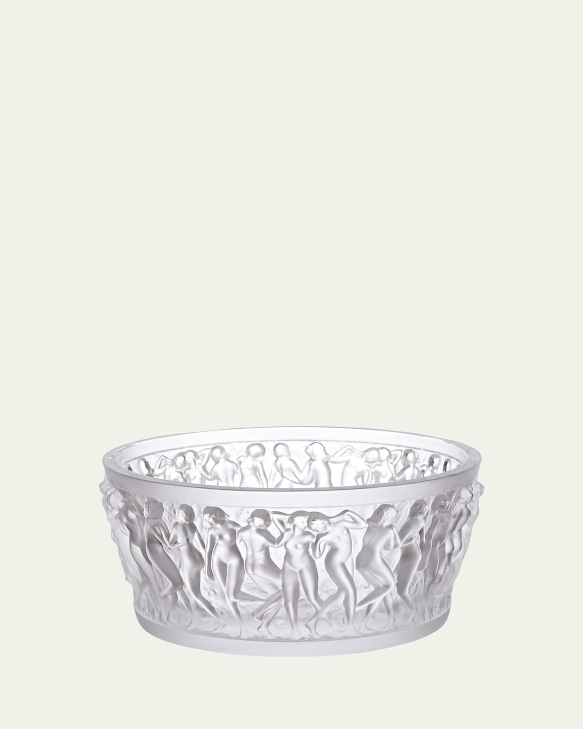 Lalique Bacchantes Crystal Bowl In Clear