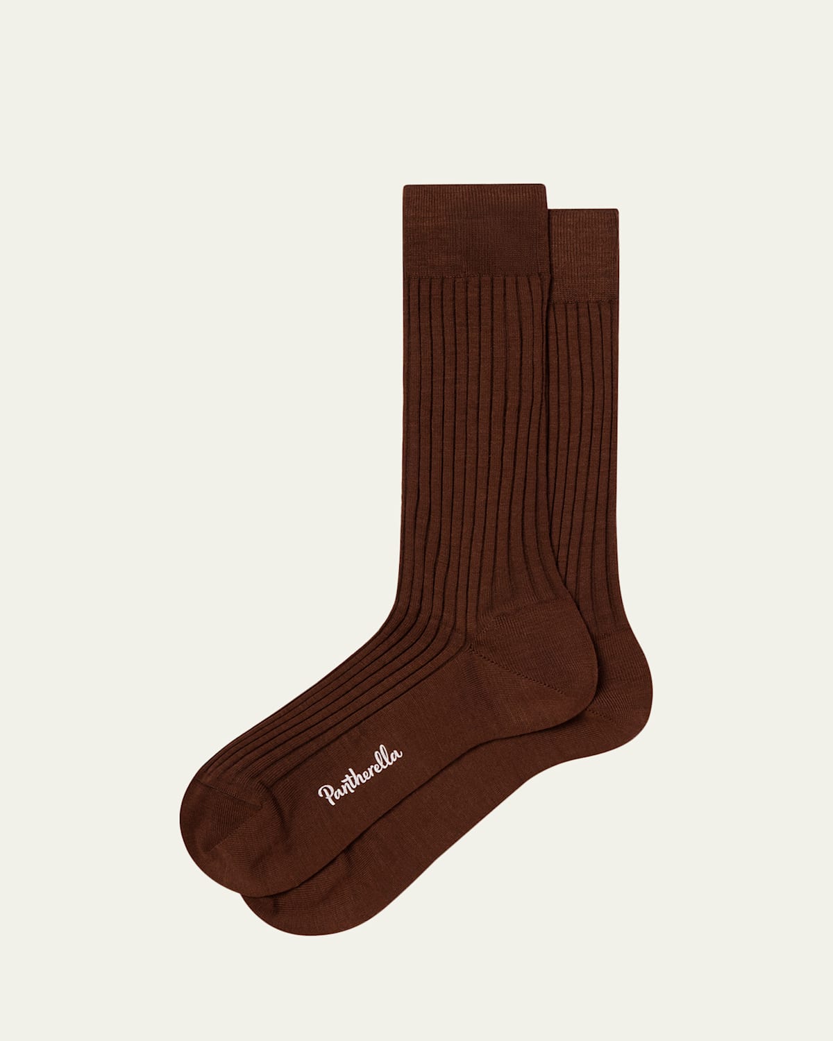Pantherella Men 's Laburnum Ribbed Wool Mid-Calf Socks