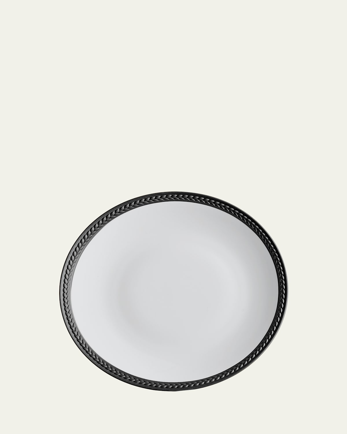 L'objet Soie Tressee Bread And Butter Plate In Black