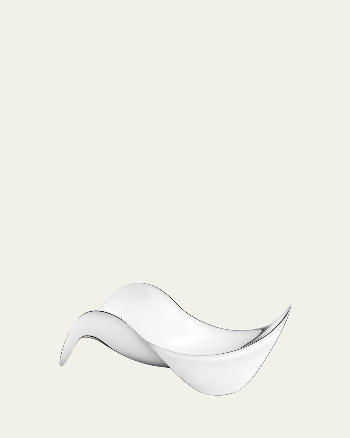 Georg Jensen Small Cobra Stainless Steel Bowl In Size 0