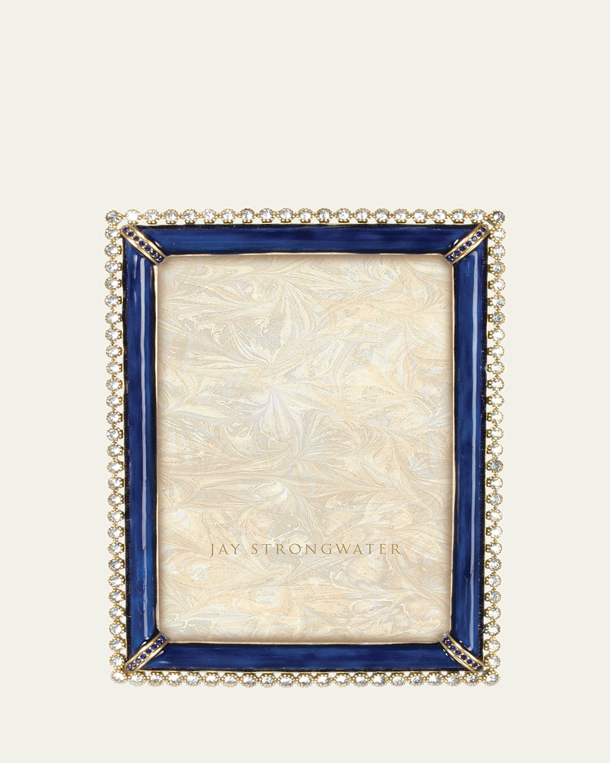 Jay Strongwater Lorraine Frame, 4" X 6" In Indigo