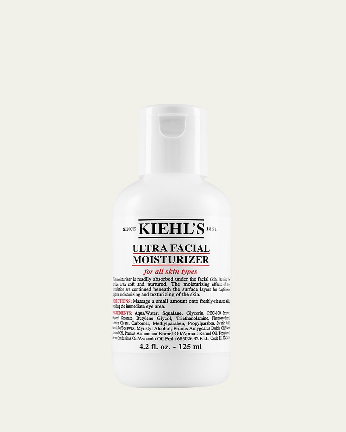 Kiehl's Since 1851 Ultra Facial Moisturizer, 4.2 oz.