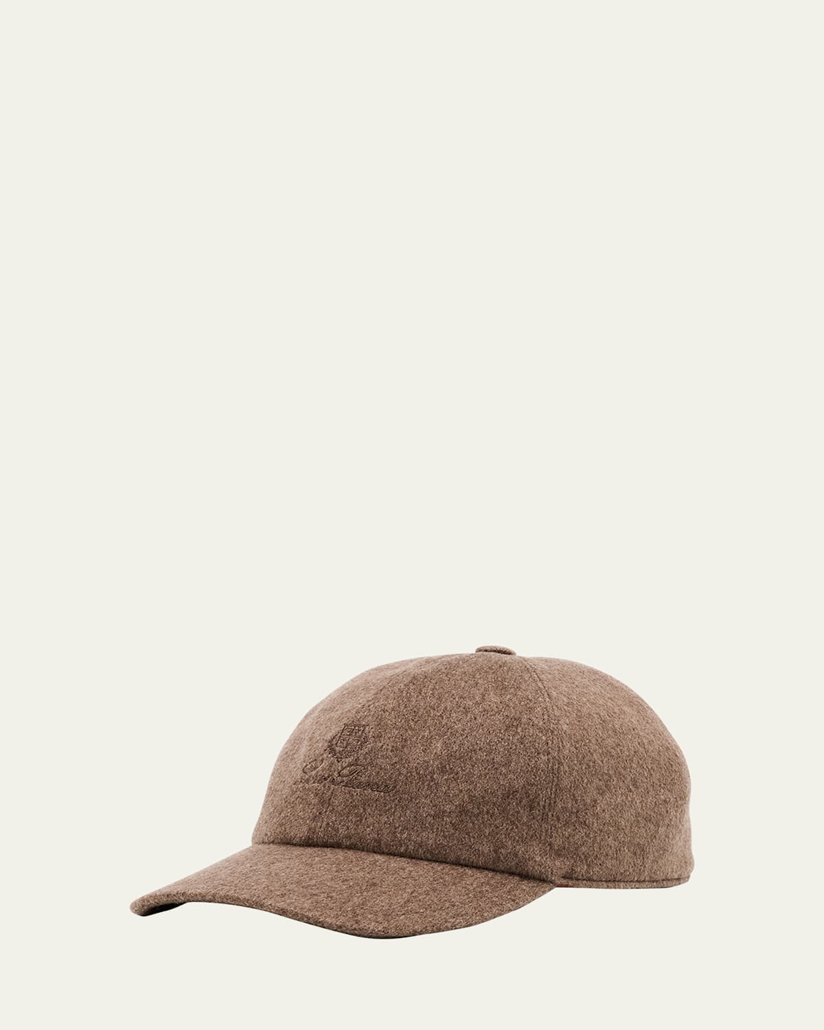 Loro Piana Storm System Cashmere Baseball Hat In Brown
