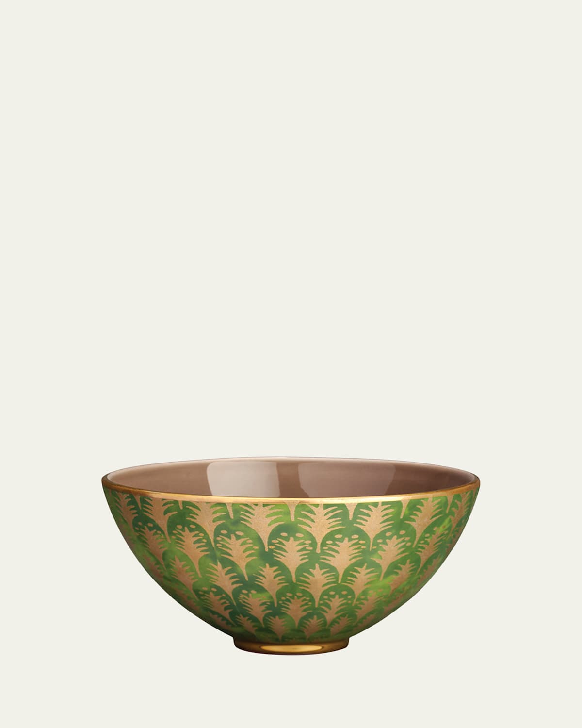 L'objet Fortuny Piumette Serving Bowl In Green
