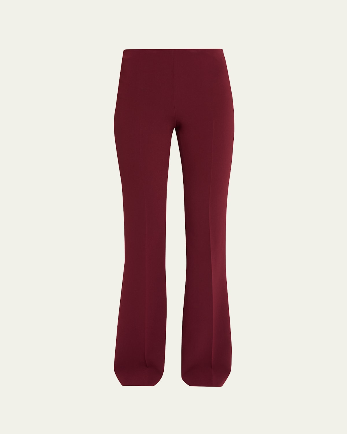 Theory Demitria Flare Pants In Burgundy