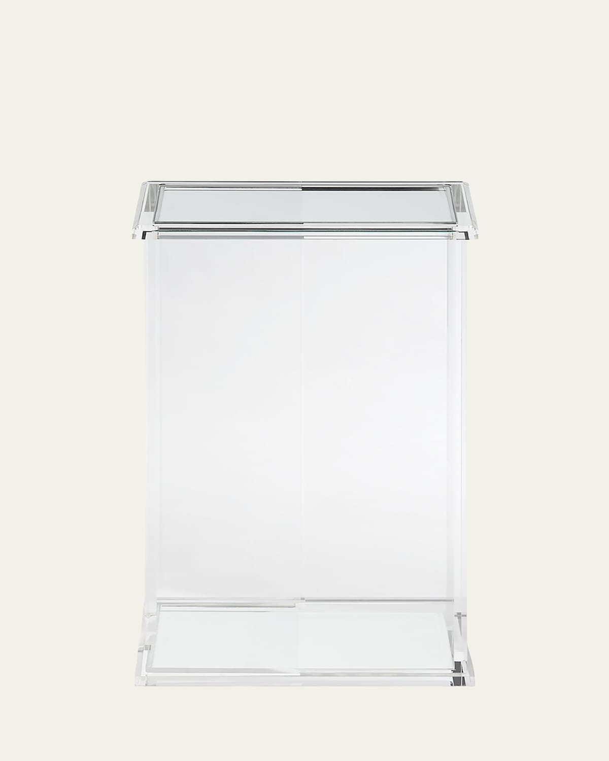 Interlude Home Chase Acrylic End Table In Acrylic