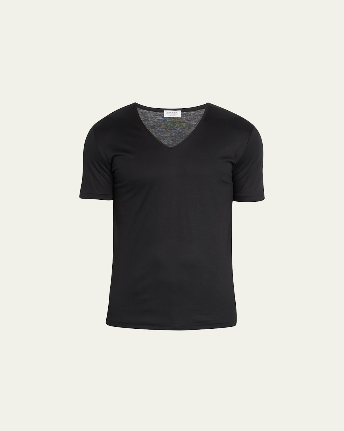Men's Sea Island V-Neck Cotton T-Shirt