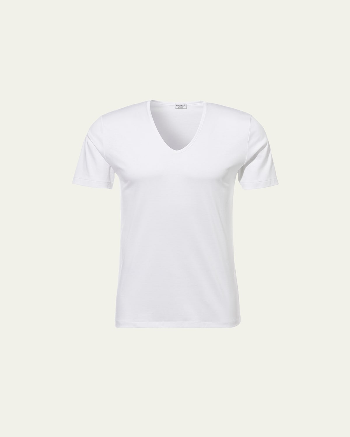 Men's Sea Island V-Neck Cotton T-Shirt