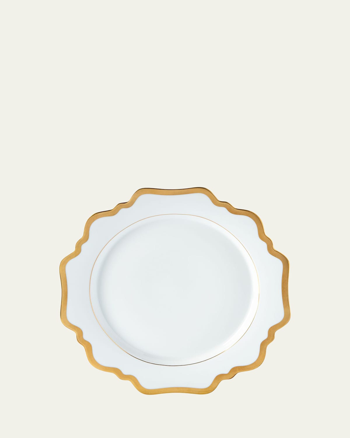 Anna Weatherley Antiqued White Dinner Plate | Thumbnail 4