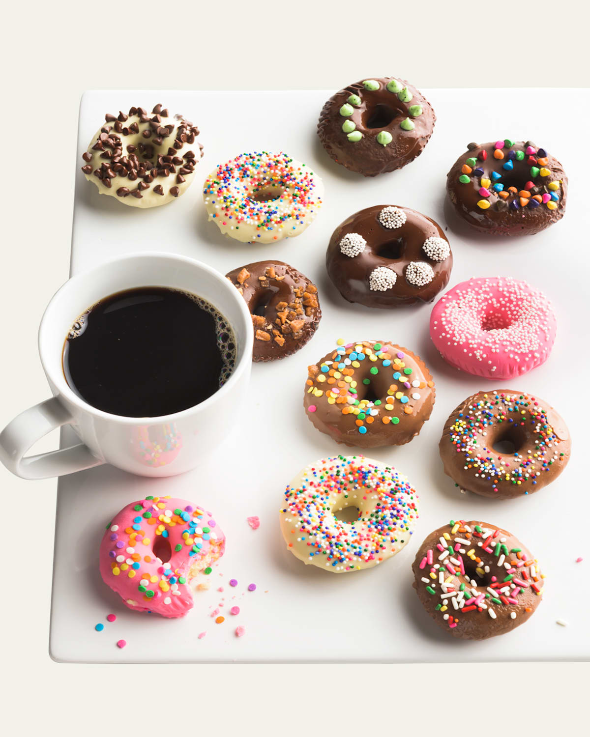 Chocolate Covered Company Belgian Chocolate-Covered Mini Donuts