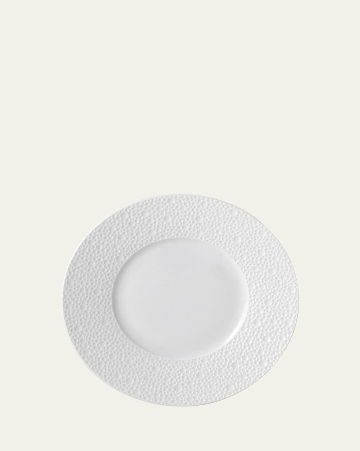 Bernardaud Ecume White Dinner Plate In White