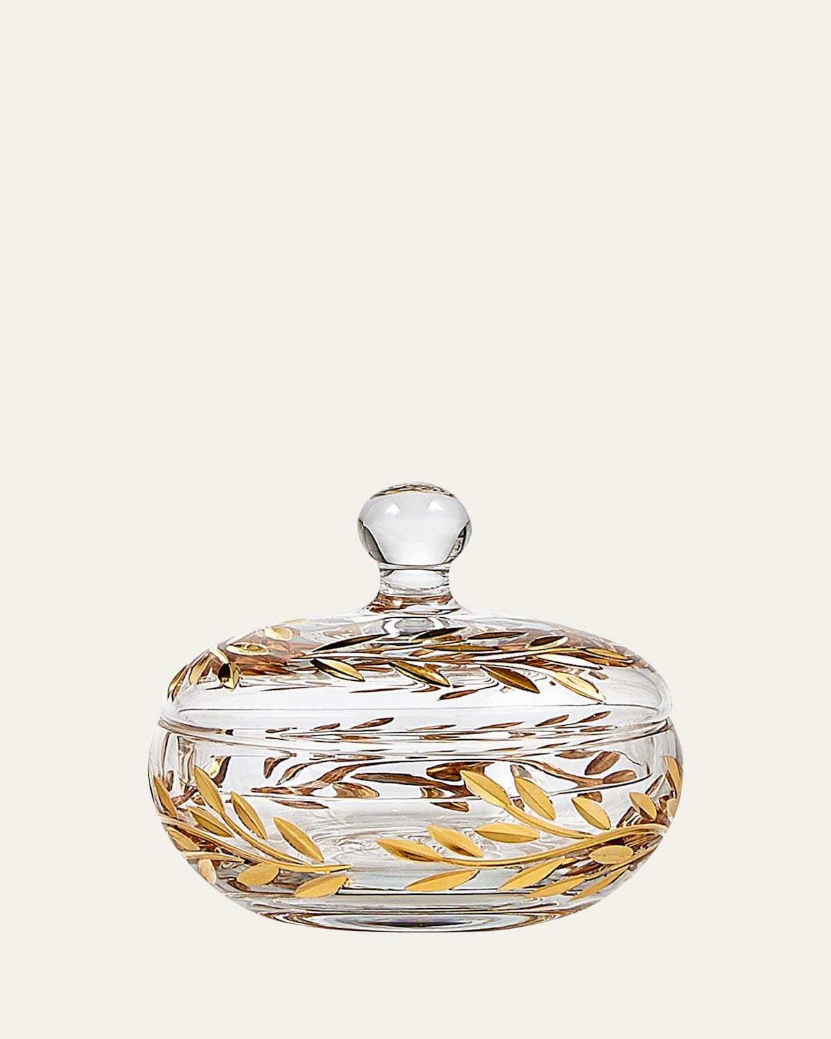 Labrazel Vine Canister In Gold