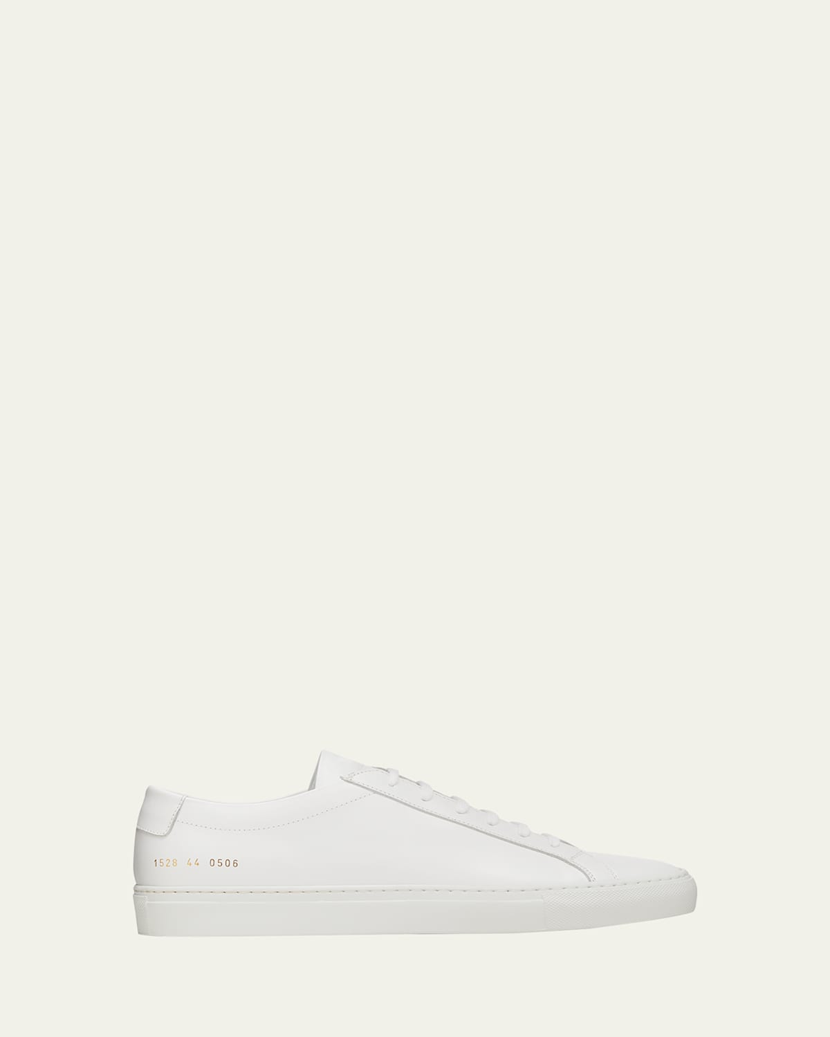 Men's Achilles Leather Low-Top Sneakers, White